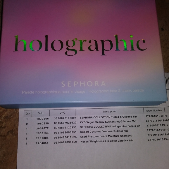 ✨3/$25 Sephora Holographic eye/cheek palette - Picture 8 of 8